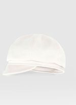 Seeberger, Damen-Ballonm&uuml;tze mit schmalem Schirm WOLLWEISS