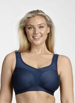 Miss Mary BH mit strukturierten Eins&auml;tzen MARINE