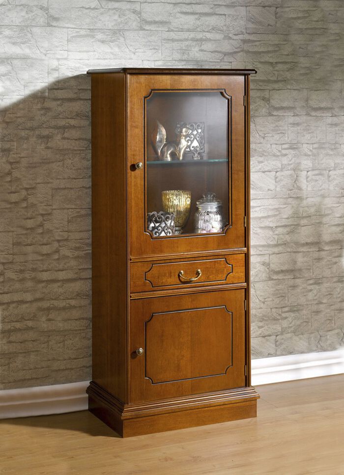 Vitrine 2-t&uuml;rig NUSSBAUM