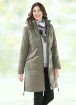 Kurzmantel mit Peach-Touch-Effekt 