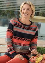 Pullover mit dezentem Glitzer 
