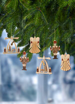 Baumh&auml;nger 6er-Set aus dem Erzgebirge 