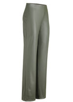 Hose mit ausgestellter Fu&szlig;weite OLIV