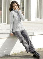 Hose in l&auml;ssiger Marlene-Form 