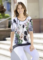 Shirt mit feiner Strasszier 