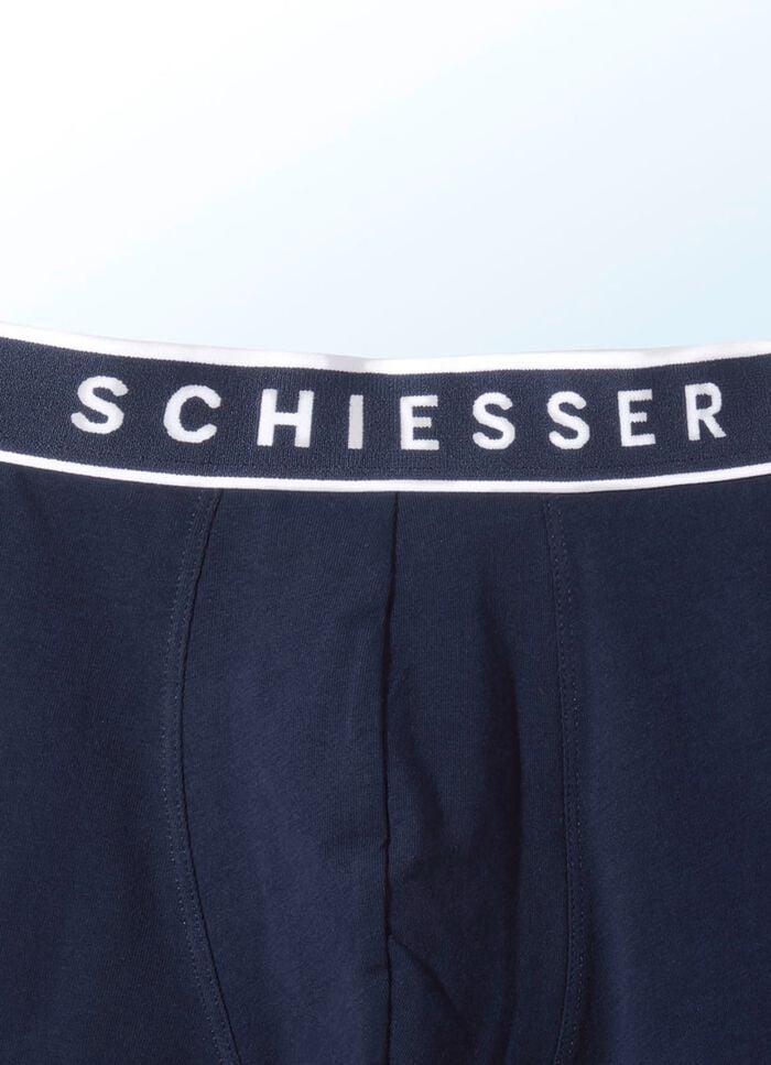 Schiesser Dreierpack Slips mit Elastikbund 