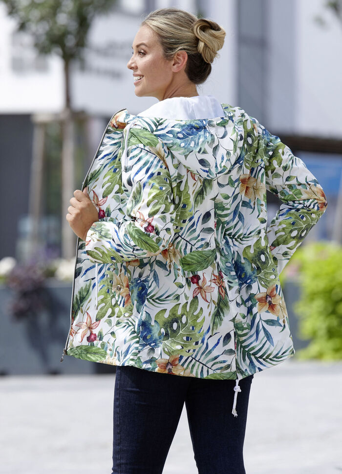 Jacke mit fester Kapuze 