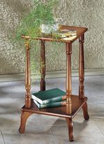 Beistelltisch mit Ablagen NUSSBAUM