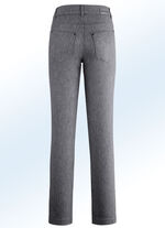 Hose mit angenehm weicher, wärmender Innenseite MITTELGRAU MEL.