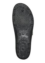 Zweierpack klassische Damen-Pantoletten, Weite H, mit Klettverschluss 1X WEISS, 1X SCHWARZ