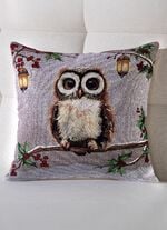 Kissenbezug Eule aus hochwertigem Gobelin 