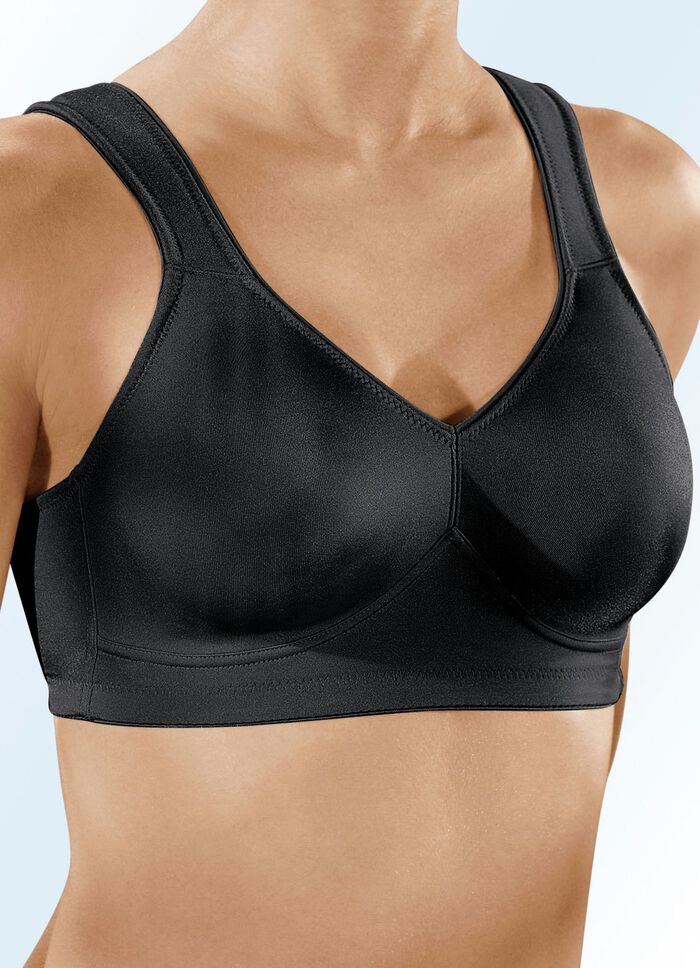 Speidel Zweierpack BH mit doppelt vorgeformten Cups 1X SILBERGRAU, 1X SCHWARZ