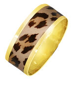 Damenring mit Leopardenmuster 