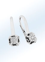 Ohrringe aus Wei&szlig;gold mit Brillanten 