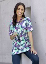 Shirt mit farbbrillantem Allover-Druck 