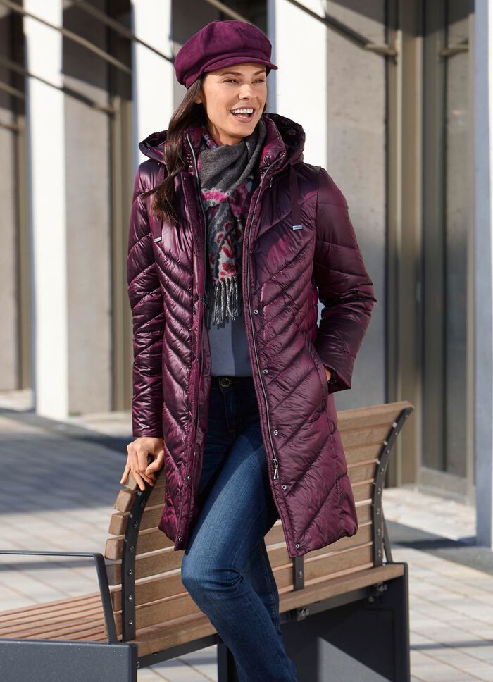 Kurzmantel mit Seitenschlitzen 