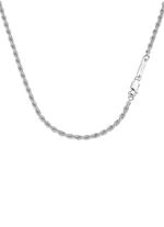 Massive Kordelkette in elegantem Silber 