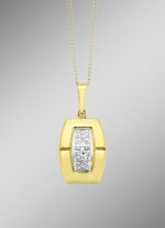 Moderner Anhänger mit Diamant 