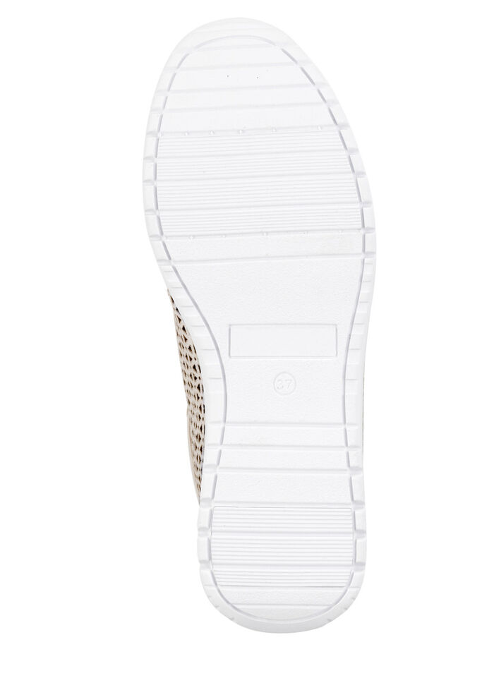 ELENA EDEN, sommerliche Damen-Sneaker, Weite G, mit herausnehmbarem Fußbett MATTGOLD