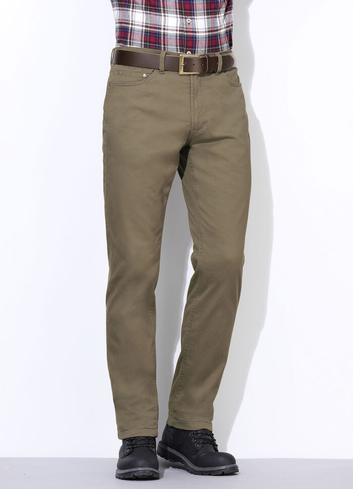 Komfortable Thermohose in 3 Farben KHAKI