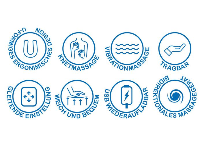 Nacken- und Schultermassagegerät 