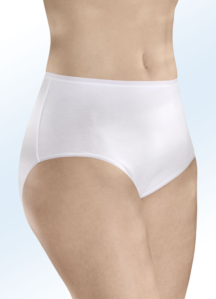 Dreierpack Schiesser Slips aus BIO-Baumwolle WEISS