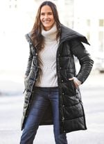 Leder-Steppmantel 2-in-1 von &bdquo;Jilani&ldquo; 