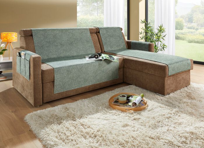 Wohnaccessoires mit gekettelten Abschl&uuml;ssen in Melange-Optik 