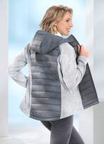 Funktionsjacke in 2 Farben GRAU-NATURWEISS