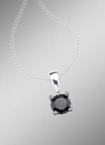 Bildschöner Anhänger mit 1 Diamant 