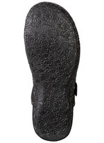 ELENA EDEN Clog mit Zierlochung SCHWARZ