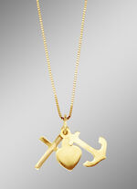 Anhänger "Glaube, Liebe und Hoffnung“ mit Veneziakette 