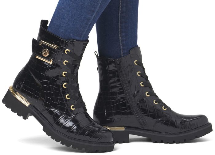 Remonte, stylische Damen-Stiefeletten, Winterschuhe, Weite G, mit herausnehmbarem Fu&szlig;bett 