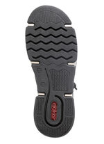 Rieker Sneaker aus schattiertem Synthetik und Textil SCHWARZ