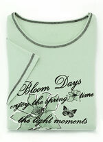 Zweierpack Nachthemden, Kurzarm mit Rundhals 1X KORALLE, 1X JADEGRÜN