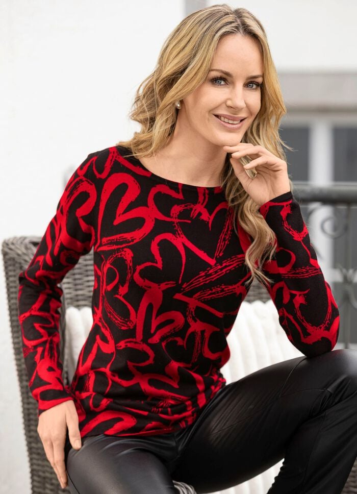Pullover mit viel Herz 