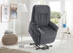 TV-Sessel mit Motor und Aufstehhilfe DUNKELGRAU
