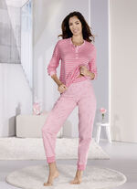 Zweierpack Schlafanzüge mit garngefärbtem Ringeldessin 