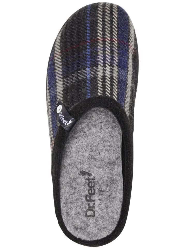 Pantoffel aus Filz BLAU