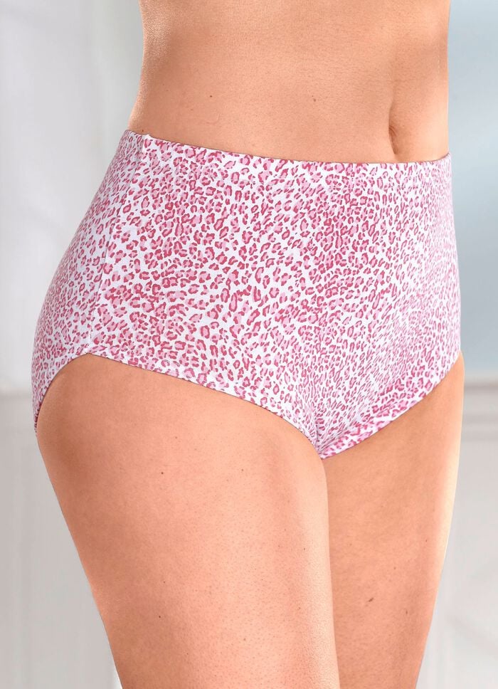 Viererpack Slips mit Raubtierdessin 