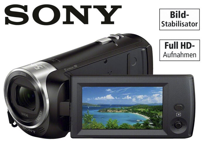 Sony HD-Camcoder f&uuml;r gleichzeitige Video- und Bildaufnahmen 