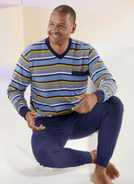 Pastunette Schlafanzug mit garngef&auml;rbtem Ringeldessin 