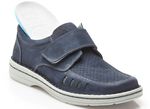 Slipper mit verstellbarer Klettspange BLAU