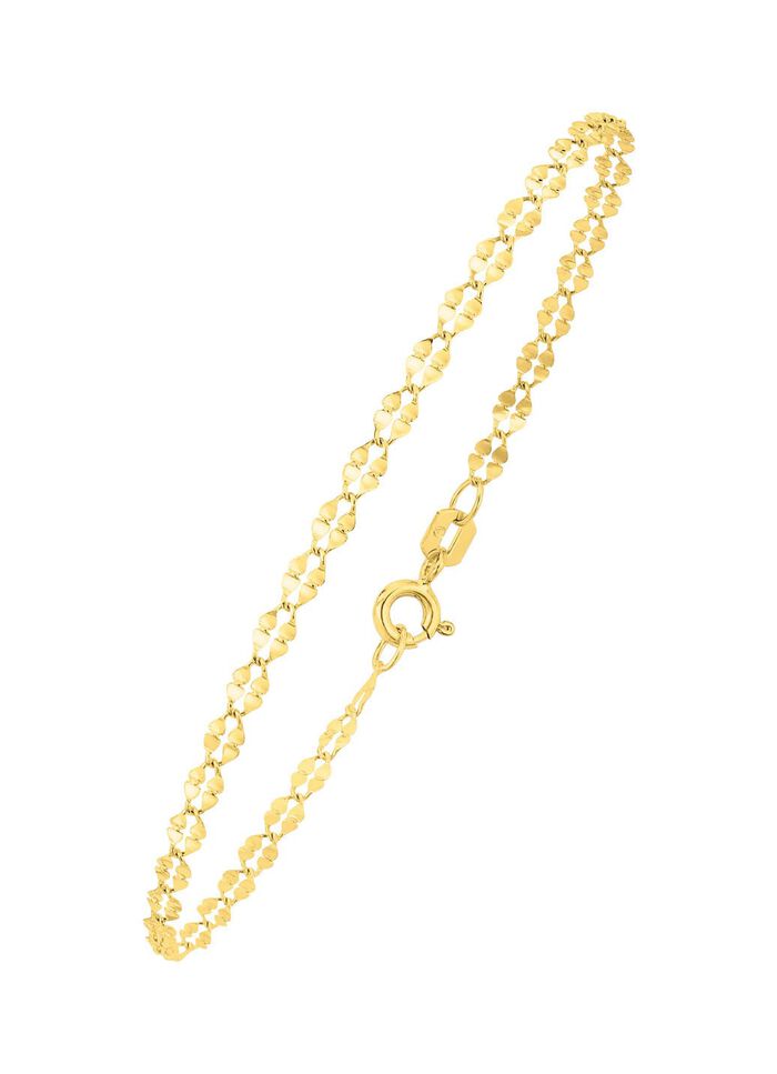 Schickes Kleeblatt-Armband 