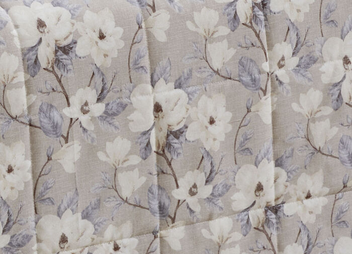 Tagesdecken mit Karosteppung und Kissenbezüge BEIGE