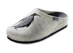 Wollfilz Hausschuh WINTERWEISS