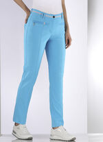 Aufwendig gearbeitete Hose TÜRKIS