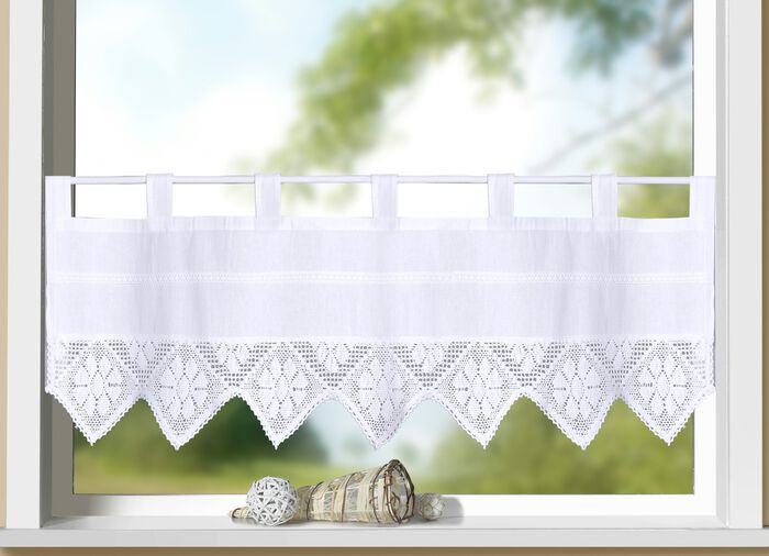 Kurzstore mit feinster Häkelspitze 