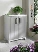 Aufbewahrungs-Schränke aus Polypropylen GRAU