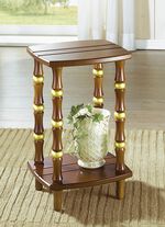 Kleiner Beistelltisch in verschiedenen Farben EICHE RUSTIKAL